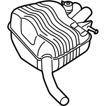 Audi RS5 Exhaust Resonator - 8T0-253-609-CN