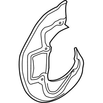 Audi S6 Brake Dust Shields - 4H0-615-312-C