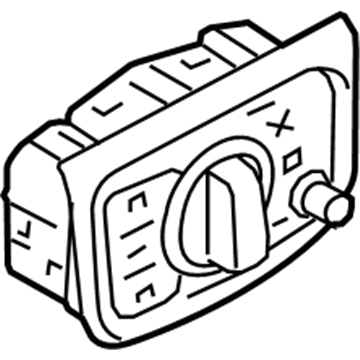 Audi A8 Quattro Headlight Switch - 4H0-941-531-D-5PR