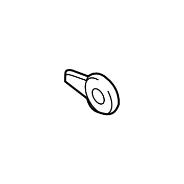 4L0-867-468-C-9B9 Audi Trunk Trim Panel Lock Plate Illustration 1 of 1