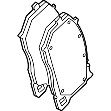 Audi 4M0-698-151-BM Front Pads Audi 4M0-698-151-BM Front Pads