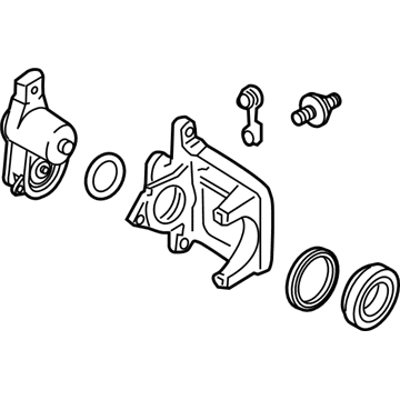 Audi Brake Caliper Repair Kit - 4H0-615-404-A