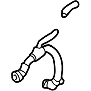 Audi 100 Water Hose - 4A0-121-101-C