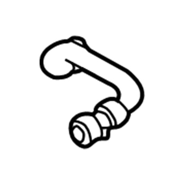 Audi 100 Water Hose - 4A0-121-055-F
