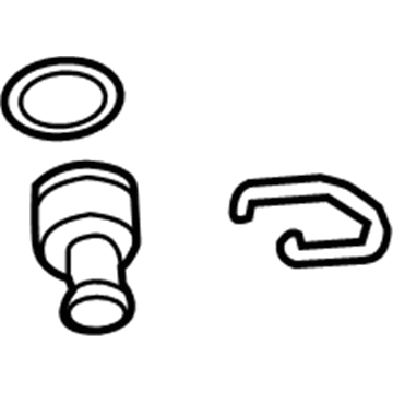 Audi 7M3-122-291 Upper Hose Coupling Audi 7M3-122-291 Upper Hose Coupling