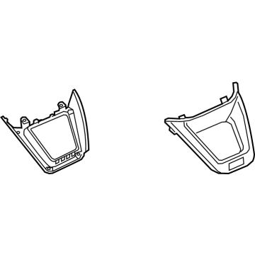 4M8-419-659-A-3Q7 Audi Trim Molding Illustration 1 of 1