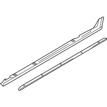 Audi 8K9-853-859-A-1RR Rocker Molding 8K9-853-859-A-1RR Audi Rocker Molding Illustration 1 of 1
