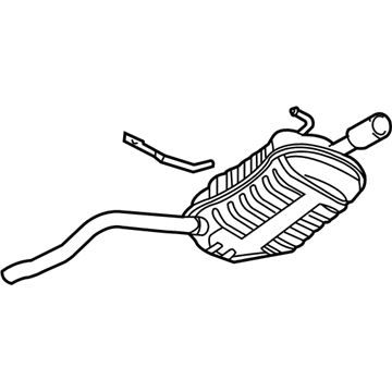 Audi A4 Exhaust Resonator - 8E0-253-609-FP