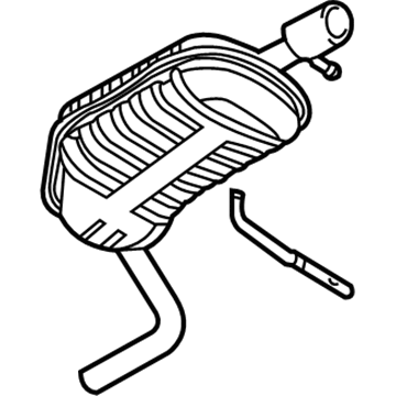 Audi A4 Exhaust Resonator - 8E0-253-609-FN