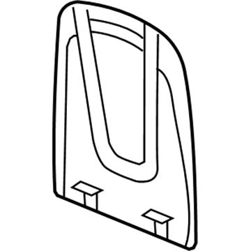 Audi 8R0-881-969-H-XXL Seat Back Panel