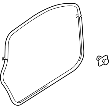 Audi RS4 Door Seal - 8E0-837-911-M