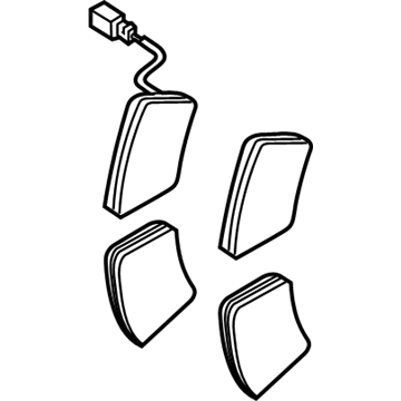 Audi TT RS Quattro Brake Pads - 8V0-698-151-L