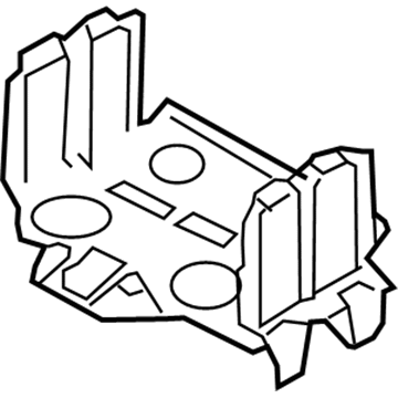Audi TT Quattro Battery Tray - 8N7-804-372-F
