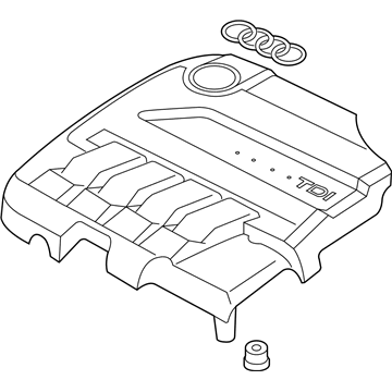 Audi A3 Engine Cover - 03L-103-925-AN