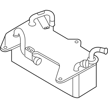 Audi SQ5 Transmission Oil Cooler - 4M0-317-021-G