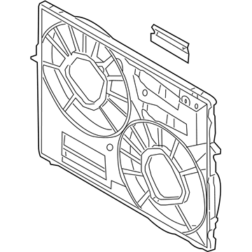 Audi Fan Shroud - 7L0-121-207-D
