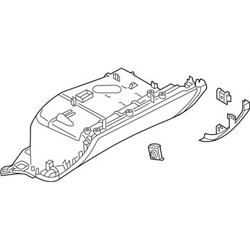 Audi Glove Box - 4H1-880-302-D-24A
