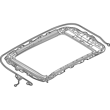 Audi 89E-877-049 Sunroof Frame Audi 89E-877-049 Sunroof Frame
