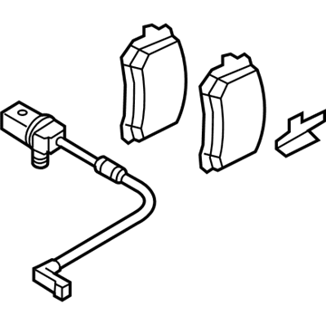 Audi Brake Pads - 4G0-698-451-J