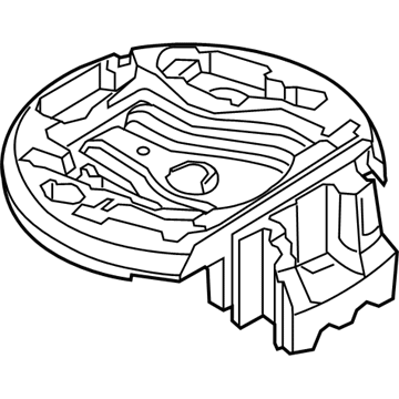 Audi 4G0-012-109-F Tool Compartment Audi 4G0-012-109-F Tool Compartment