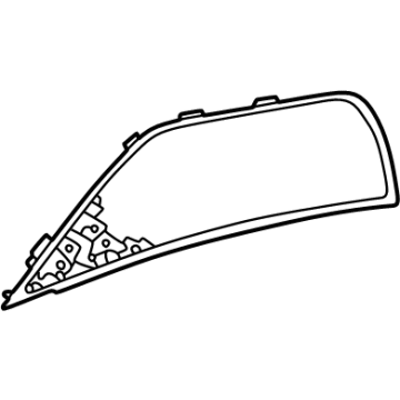 Audi 4J3-035-817-2NJ Speaker Grille 4J3-035-817-2NJ Audi Speaker Grille Illustration 1 of 1
