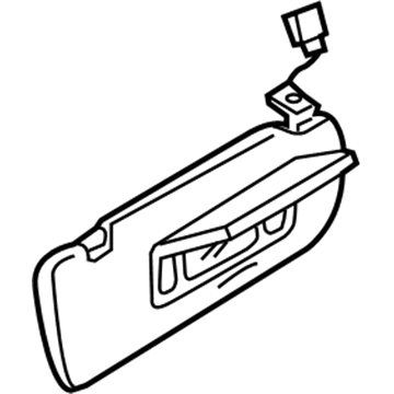 Audi A4 Sun Visor - 8E0-857-552-Q-85P