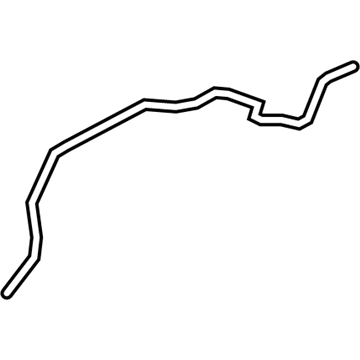 Audi TTS Quattro Crankcase Breather Hose - 8J0-201-163-E