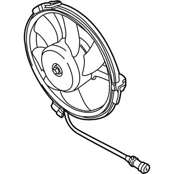 Audi Radiator fan - 8D0-959-455-L