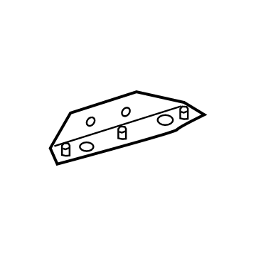 Audi 4N0-821-151-B Fender Upper Bracket Audi 4N0-821-151-B Fender Upper Bracket