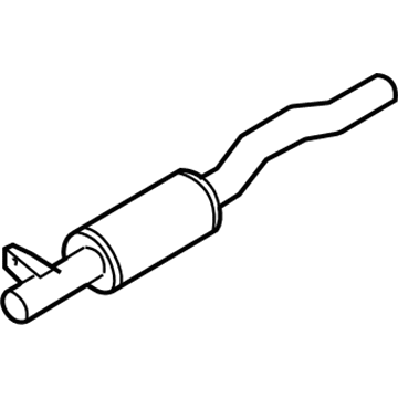 Audi A8 Quattro Exhaust Pipe - 4E0-253-209-D