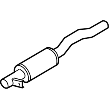 Audi A8 Quattro Exhaust Pipe - 4E0-253-209-E