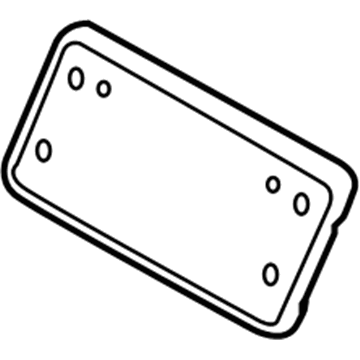 Audi 4G8-807-285-BB-T94 License Frame Audi 4G8-807-285-BB-T94 License Frame