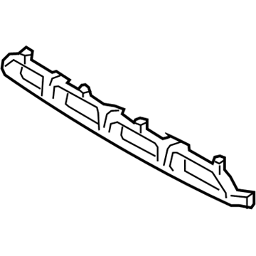 Audi 8K0-807-233-D Front Plate 8K0-807-233-D Audi Front Plate Illustration 1 of 1