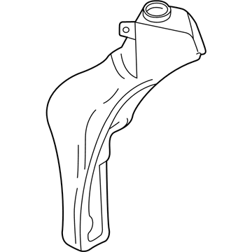 Audi Windshield Washer Fluid Reservoir - 8D0-955-453-AN