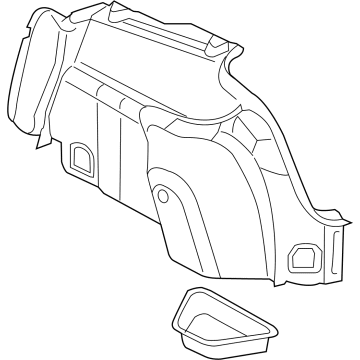 Audi 8Y5-863-887-C-CA9 Side Trim 8Y5-863-887-C-CA9 Audi Side Trim Illustration 1 of 1