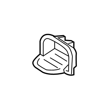 Audi 8V0-863-503-F-4PK Tie Down Hook 8V0-863-503-F-4PK Audi Tie Down Hook Illustration 1 of 1