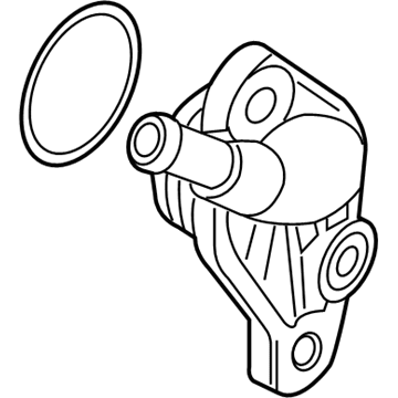 Audi Water Hose - 06K-121-132