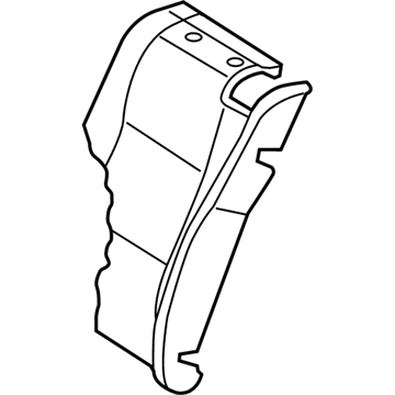 Audi 4G8-885-806-B-CLX Seat Back Cover Audi 4G8-885-806-B-CLX Seat Back Cover