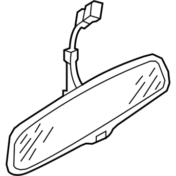 Audi Q7 Car Mirror - 4F0-857-511-AA-J50