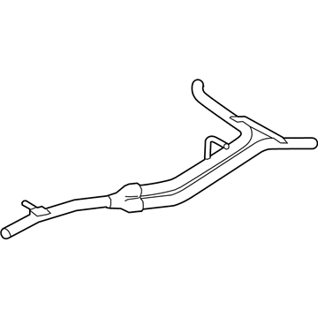 Audi A8 Quattro Exhaust Pipe - 4H0-253-409-H
