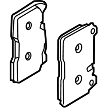 Audi Brake Pads - 8R0-698-151-AC