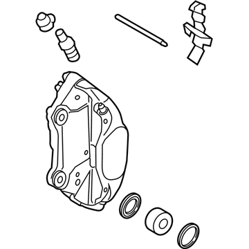Audi Brake Caliper Repair Kit - 8R0-615-108-H