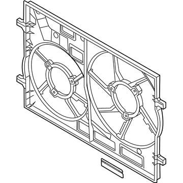 Audi RS3 Radiator fan - 3Q0-121-205-B