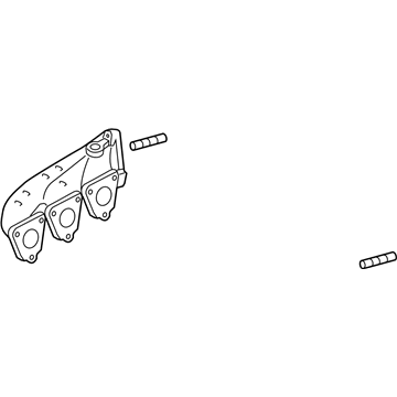 Audi Exhaust Pipe - 06E-253-032-AB