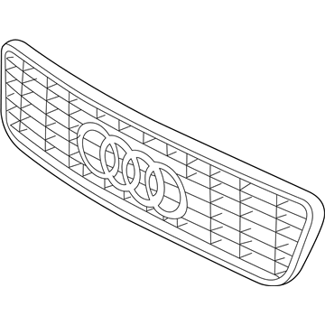 Audi TT Grille - 8N0-853-651-E-3FZ