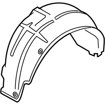 Audi TT Wheelhouse - 8J0-810-172-E