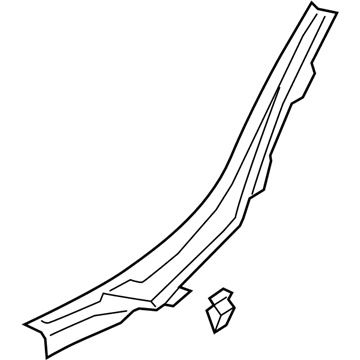 8K0-867-767-A-1CT Audi Lower Quarter Trim Illustration 1 of 1