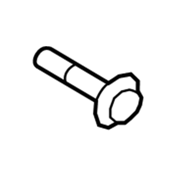 N-105-963-02 Audi Rear Quarter Trim Screw Illustration 1 of 1
