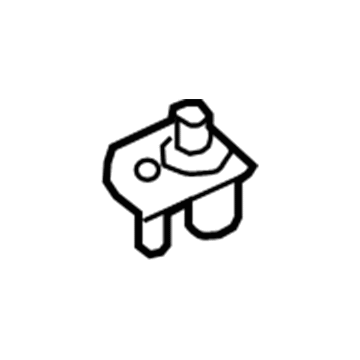 8K9-868-741 Audi Rear Quarter Trim Retainer Illustration 1 of 1