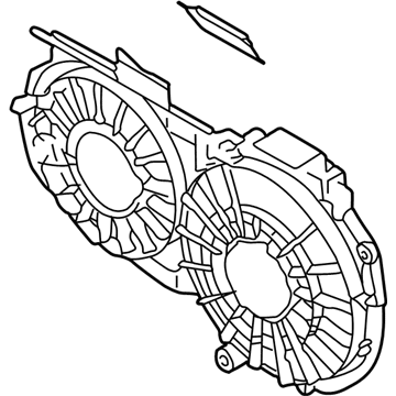 Audi A6 Fan Shroud - 4B0-121-207-C